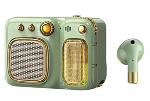 winorax Haut-Parleur Bluetooth FM Le Casque Bluetooth Radio Retro Peut être inséré Multi-Fonction Two-en-One Gift Small Small Audio Wireless Portable Portable Bass Small Steel Cannon