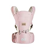 ♥ PREMIUN MATERIAL DE ALGODÓN: Utilizamos material 100% puro de algodón de alta calidad, que es suave, liso, transpirable, antialérgico, anti- despigmentación y antipilling. Además de hebillas resistentes, tu bebé estará cómodamente asegurado en el portabebé, ¡no te preocupes por los accidentes de caída!