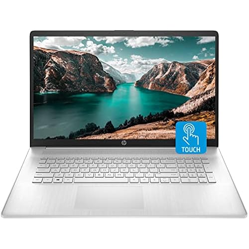 HP 17 Laptop, 17.3" HD+ Touchscreen, Intel Core i7-1255U Processor, 64GB RAM, 1TB SSD, Webcam, HDMI, Backlit Keyboard, Wi-Fi, Windows 11 Home, Silver