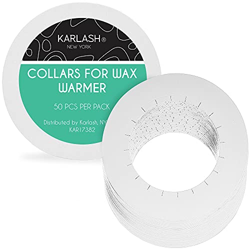 Karlash Pot Wax Warmer Clean Collars 50 Pc