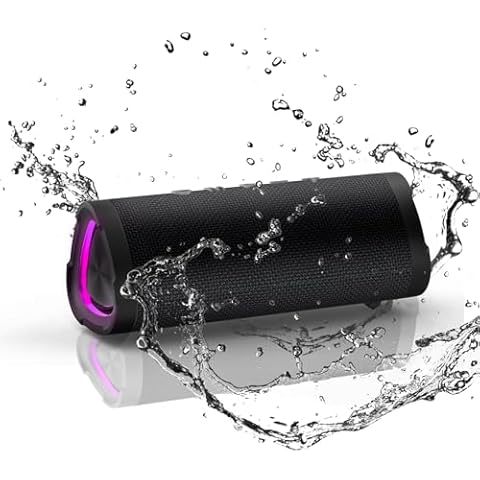 Vanzon V40 Bluetooth Wireless Speaker, IPX7 Waterproof Speaker, 24W Loud Stereo Sound, 24H Playtime, 66ft Bluetooth Range,TWS Speaker for Home and Outdoors Cover