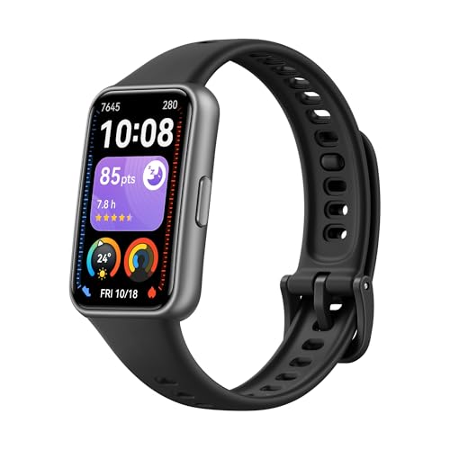 HUAWEI Band 11 Health & Fitness Tracker Enhanced Sleep Tracking All-Day Health Monitoring Ultra-Slim & Comfort Wear iOS & Android Compatible Smart Watch Black Polymer Case Online Exclusive