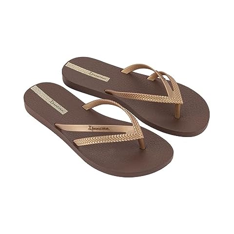 Ipanema Women's Bossa Fem Flip-Flop in Brown Gold Cover