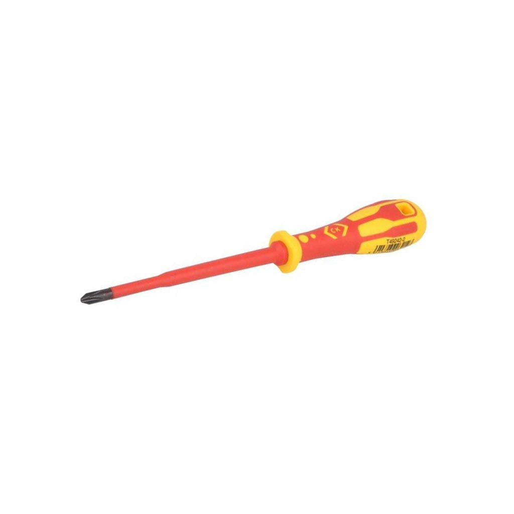 Tournevis isolé Phillips PH2 T49242-2 C.K pour visser en zone étroite