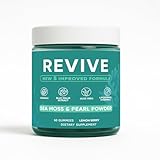 HANSODAP Sea Moss Glow Gummies with Pearl Powder, Vitamin C & Aloe Vera, Organic Irish SeaMoss Supplement for Hair, Skin & Immune Support, 60 Count (1)