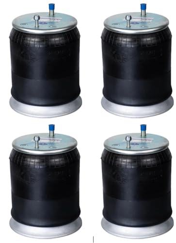 4X MVPTruckParts Air Spring Bag Replacement for Freightliner Trucks - Replaces Firestone 9781, 8537, 8536, Freigthliner 681-320-0017, W01-358-9781, Goodyear 1R12-603, A16-14004-000