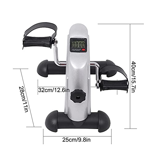 Exerciseur à pédale électrique avec écran LCD et résistance réglable - 3