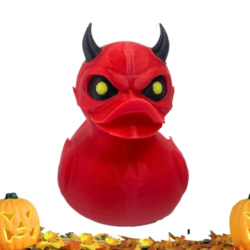 Mini canards d'Halloween - Décoration 3D - Figurines réalistes compactes - Décoration pour Noël, cadeaux d'invités, anniversaire d'enfant, fête prénatale, baignoire, fête costumée, vacances, Canard