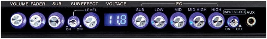 Soundstream MPQ-5V Equalizer 5-Band Parametric Equalizer w/ Voltage
