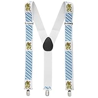W WIDMANN MILANO Party Fashion - Hosenträger, Kostümzubehör, Accessoire, Bierfest, Volksfest, Karneval