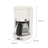 Cafeteira Elétrica Arno Soleil Marfim, 1,25L, SFCM, 220V — imagem 3