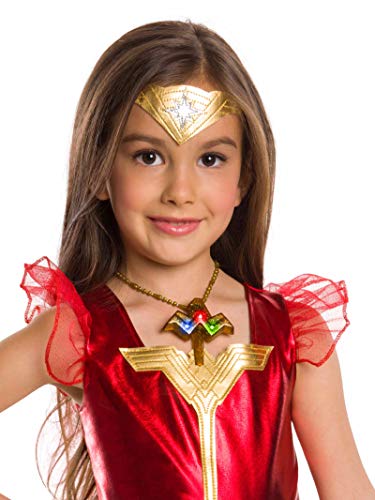 Collier lumineux Wonder Woman enfant pendentif de déguisement de super-héros DC Comics Rubies