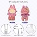 LUFZFEU Adjustable Doll Stand for Labubu - Universal Display Holder for 3-6