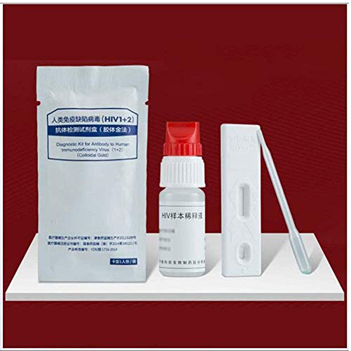 HIV Quick Check in Home Test of Saliva Or Blood, Home Test Combination Test Strip Kit, Simple/Accurate - Thumbnail 2