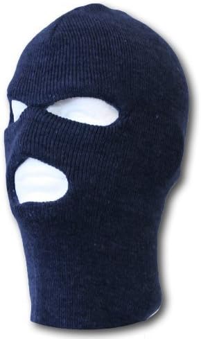 Face Ski Mask 3 Hole Navy