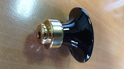 Maniglia doppia in porcellana di Limoges ovale