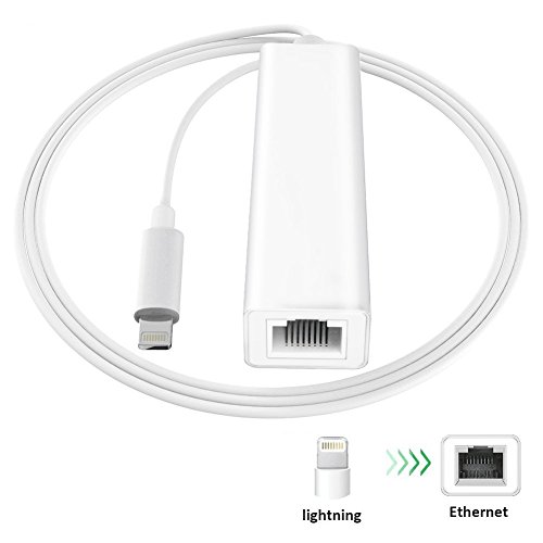Lightning Converter LAN Wired Network Adapter Cable Connect