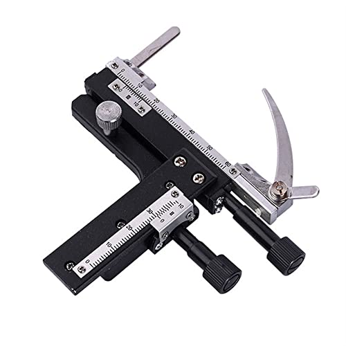 Microscope Vernier Caliper Graduated Microscope Mechanical Stage X-Y Movable Stage with Scale Mechanical Reticles