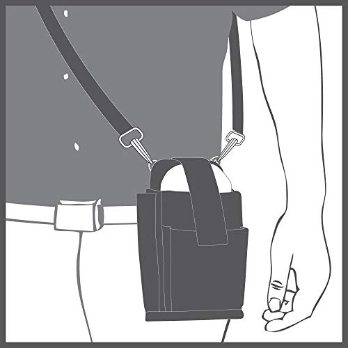 Mobilis Fondina Per Mobile Computer/Scanner Con Passante Per Cintura E Tasca, Taglia M -Dimensioni Massime Del Dispositivo 100 X 160 X 35 Mm, Nero - 5