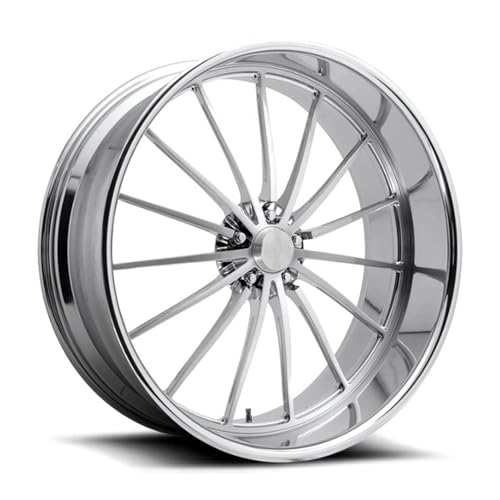 UYUYNKNVax 1PCS Car Wheel Rim 6x139.7 Car Rims 17 18 20 24 26 28 30Inch Compatible for impala jeep cherokee ram deep concave truck forged Wheels(Grizzly,22)