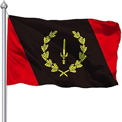 Black American Heritage Flag 1967 3x5 Ft, African American Heritage Flags Sword For Dorm College Room Wall, Double Printed Black History Month Flag Banner Garden Outdoor With UV Fade Proof Cover