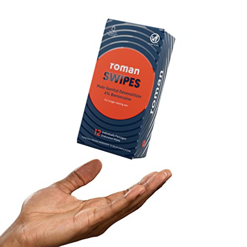 ro swipes  fast-acting convenient over-the-counter wipes increase stamina formulated with 4 benzocaine features discreet packaging  12-pack