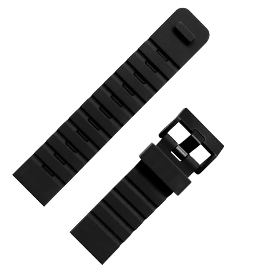 AROA-Watches 24mm Rubber Silicon Strap Replacement Watch Band Strap Wave Block Patten For Mens Womens 24mm (B0CX5LP879) Amazon Price History, Amazon Price Tracker