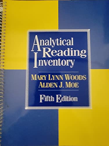 Analytical Reading Inventory: Assessing Reading... 013326372X Book Cover