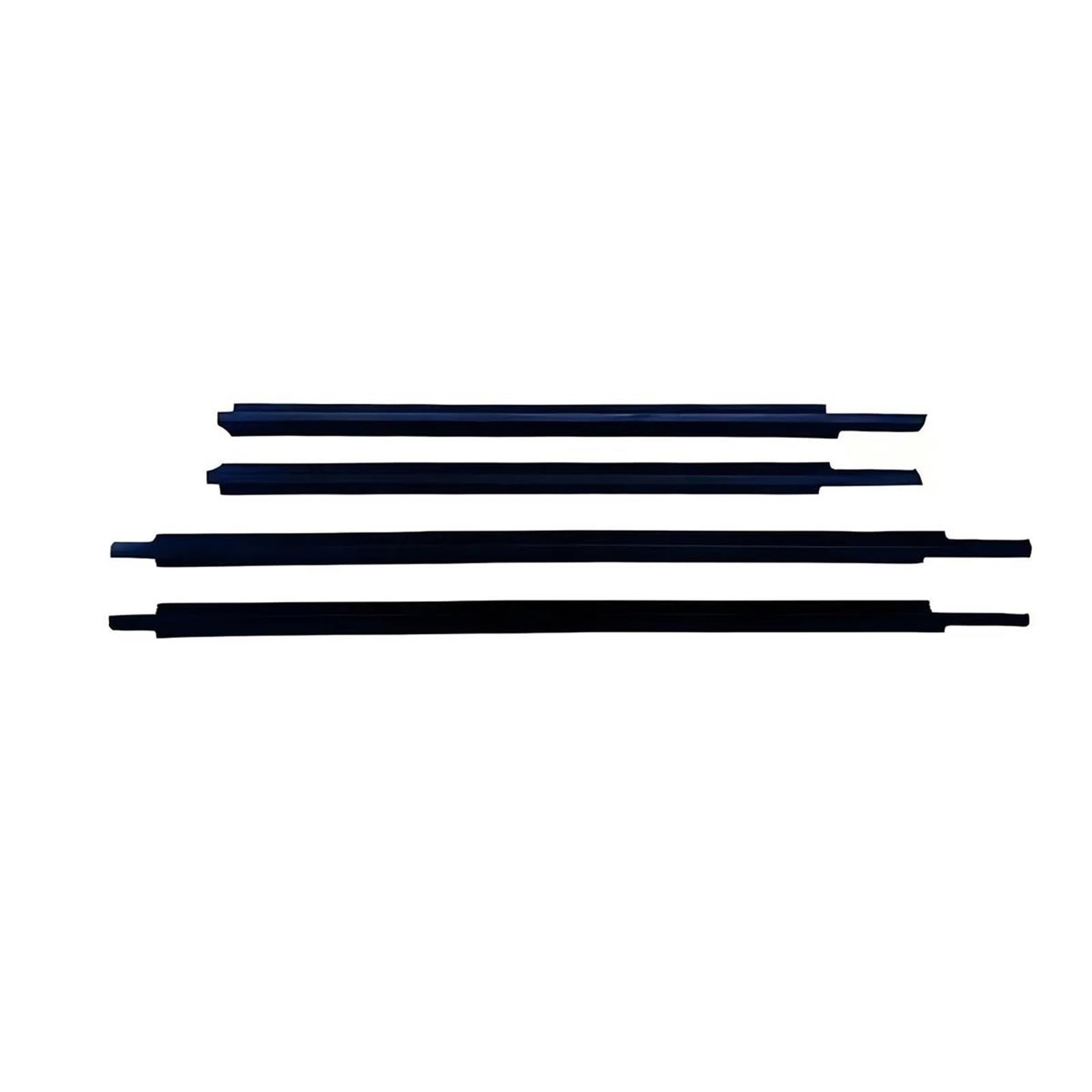 CRJIMX 4PCS for for Mondeo 2001-2007 Car Outer Windows Rubber Weatherstrip Sealing Strip Belt Moulding Trim