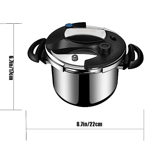 Kitchen Utensils Pressure Cooker Energy Saving Time Saving Fast Heating Good Heat Preservation Performance Suitable for All Types of Stoves Including Induction Cookers