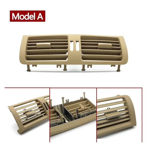 Rejilla de ventilación central de flujo eficiente para tablero de Benz Clase R 4