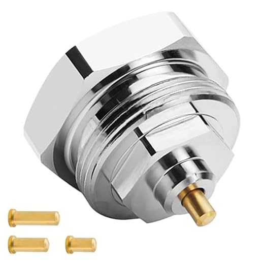 Heizkörperadapter M30x1.0 auf M30x1.5 – Thermostat Adapter für Oventrop Ventile 1011445, Messing Heizungsventil Feingewinde Adapter, passend für Heizkörperthermostat Systeme