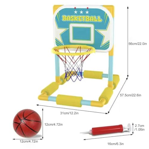 Aro de baloncesto flotante para piscina y juegos de agua infantiles 4