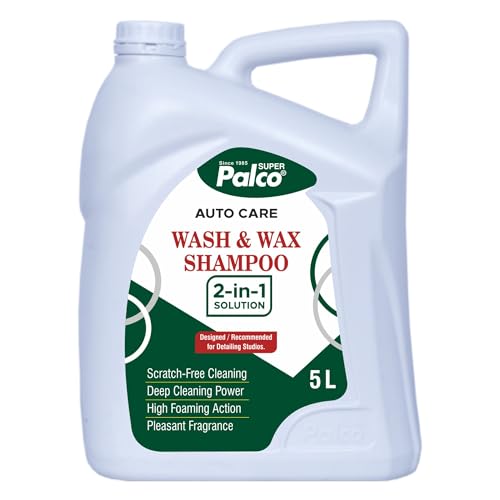 Image of PALCO Wash and Wax Car Shampoo 5 Ltr, pH Neutral Car Washing Shampoo