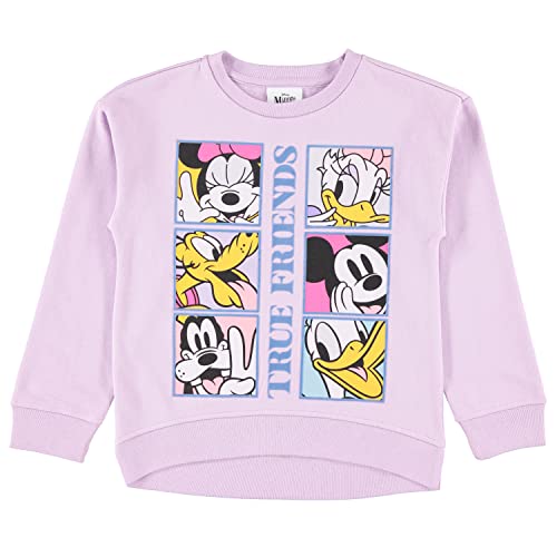 Image of Disney Girls Sweatshirt & T-Shirt Set - Minnie Mouse & Lion King Clothing Set- Sizes 4-16