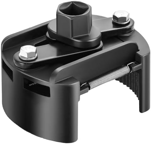 Acymner Adjustable Oil Filter Wrench Set 80-105mm | Universal Oil Filter Removal Tool, Oil Filter Cap Socket Set, 1/2" Drive