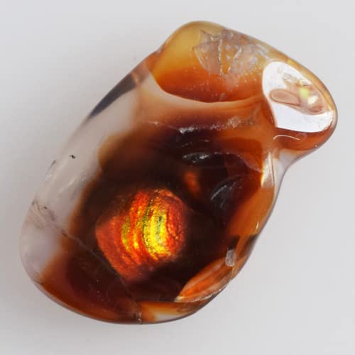 Agate de feu naturelle protectrice contre l'énergie négative