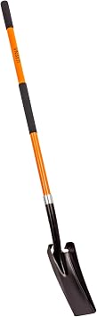 Trench Shovel for Clean Trenches, 4-Inch Trenching Shovel with Fiberglass Handle, 58 Inches
