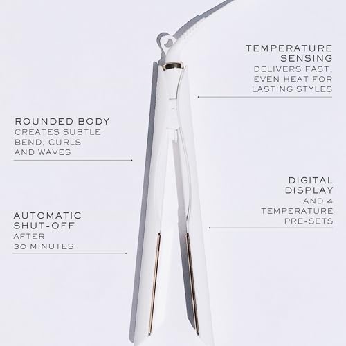 Kristin Ess 3-in-One Professional Titanium Hair Straightener Curler 2 in 1 + Beach Waver Combo for Women with Curly, Frizzy + Thick Hair - 1 1/4 Inch Dual Voltage Flat Iron + Travel Cap - 440 Degree の商品画像 6