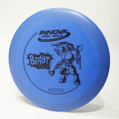 Innova Disc Golf Innova DX Beast Driver Golf Disc, Pick Weight/Color [Stamp & Exact Color May Vary] Blue 160-163 Grams
