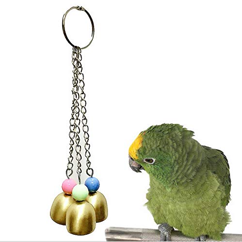 MIGHTYDUTY Parrot Toy Bird Cage Swing Hammock Pet Bird Hanging Bell Hanging Toy Macaw Parrot Love Bird Finches Brids Toy Supplies