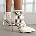 Imagen de Genérico Botines Mujer Blancos De Malla Y Charol