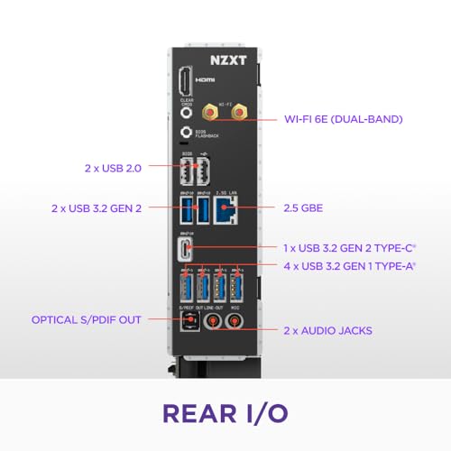 Image of NZXT N7 B850 - AMD B850 AM5 ATX Gaming Motherboard for Ryzen 9000 /8000 /7000-16+2+1, DDR5, 3X M.2, PCIe 5.0, Wi-Fi 6E, 2.5GbE LAN - M.2 NVME with Quick-Release Latch - Full Cover - Black