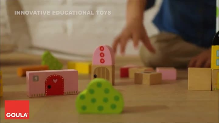 Jeu De Dominos En Bois Jungle Goula - 28 Pièces Réversibles Avec Animaux - Pour Enfants Dès 2 Ans