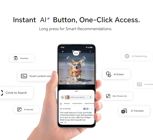 HONOR 400 Smart,5G Unlocked Mobile Phones,6.77-Inch 120Hz Eye Comfort Display,6350mAh Battery,50MP Ultra-clear Camera,Instant AI Button,4GB+128GB,5-star Drop Resistance,Dual SIM, Android 15,Black - Image 7