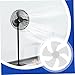 Fan Blades Replacement, Fan Blades, 14 Inch Plastic 5-Leaves Silent Replacement Lightweight for Household Stand or Desk Fanner, White