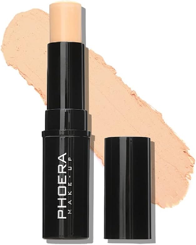 MISKEEN Concealer Stick Highlighter Pen Contour Stick, Concealer Full Coverage, Waterproof Concealer Creamy Stick Contour Makeup for Eyes and Dark Circles (201 Porcelain)