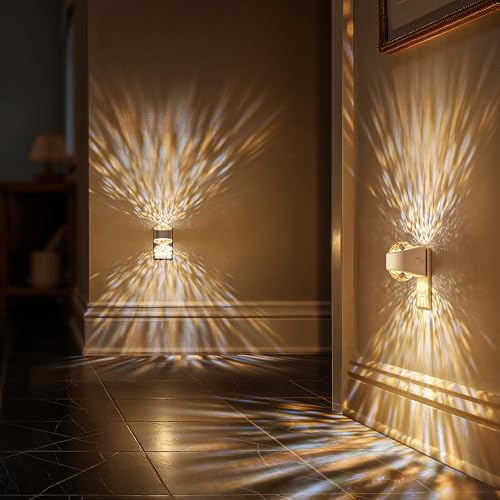 Image of Briignite Night Light, [4 Pack] Night Lights Plug into Wall, LED Projector Night Light, Soft White for Bedroom, Dimmable Brightness Dusk to Dawn Nightlight for Kids, Bathroom, Home Decor, Gaming Room