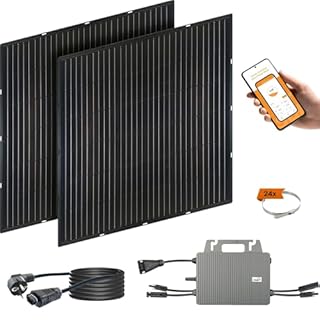 Modulo Slim Line, set da 2 pezzi con inverter, centrale elettrica da balcone, impianto solare