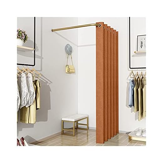 L-Shaped Clothing Store Fitting Room Photo Studio Changing Room Thickened Shading Cloth Strong Sense of Hanging Feet Anti-Wrinkle and Non-Iron for Outdoor Activities (A 80x80x200cm)